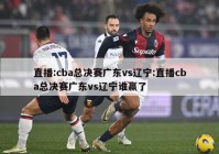 直播:cba总决赛广东vs辽宁:直播cba总决赛广东vs辽宁谁赢了