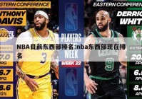 NBA目前东西部排名:nba东西部现在排名