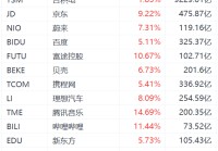 美股民炒中概股，纳斯达克中国金龙指数飙升超7%