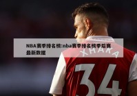 NBA赛季排名榜:nba赛季排名榜季后赛最新数据