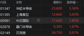 收评：恒指跌2.03% 恒生科指跌2.12%半导体板块涨势强劲