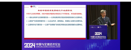 杨瑞龙：本轮经济复苏关键是实现从恢复性增长向资产负债表扩张转变